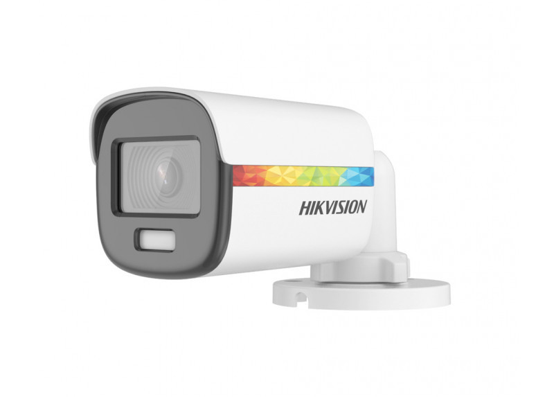 Hikvision DS-2CE10DF8T-FSLN Mini cámara tipo bala fija ColorVu Audio de 2 MP